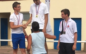 Les podiums de nos archers