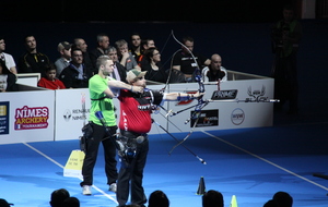 Finale recurve men : Brady ELLISON/Steve WIJLER